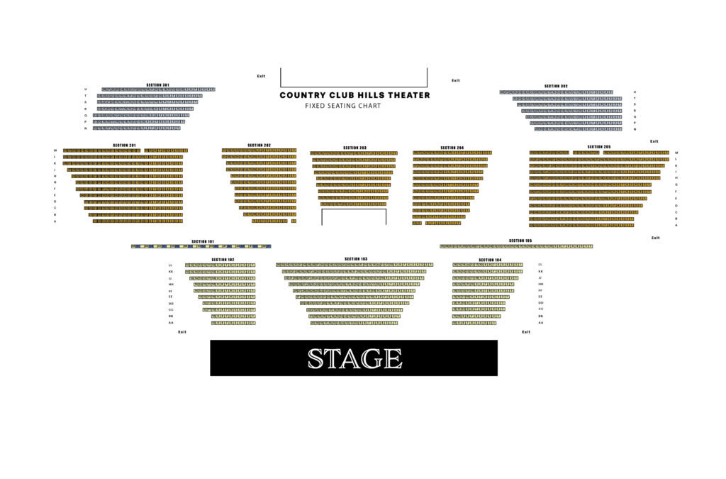 Seating Chart Country Club Hills Amphitheater